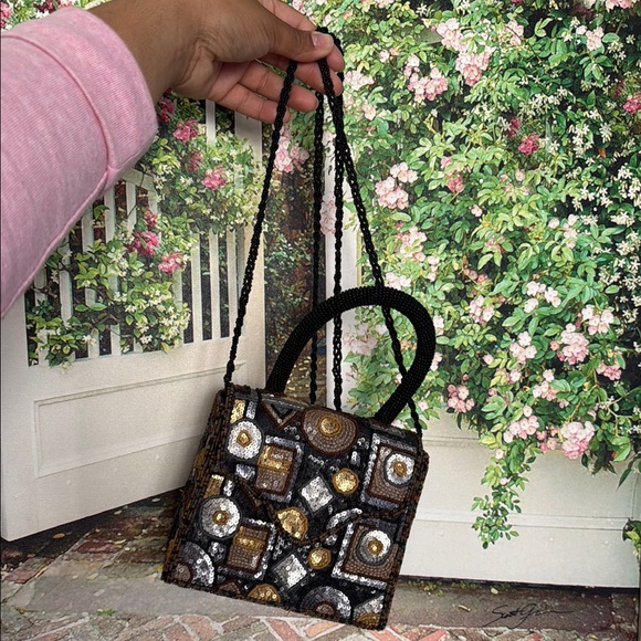 Chicos Elegant Beaded Handbag - Picture 11 of 12